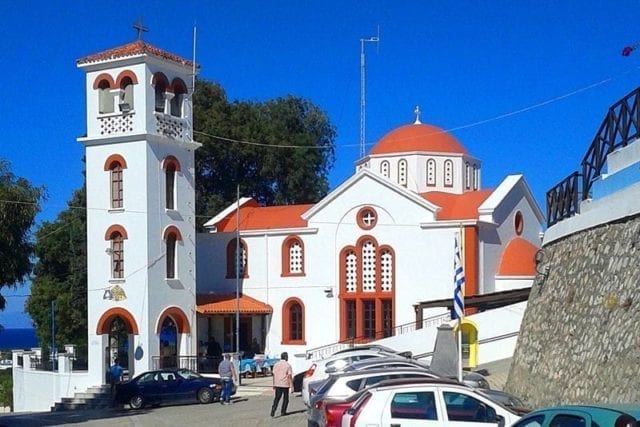 agios spiridonas church theologos in rhodes